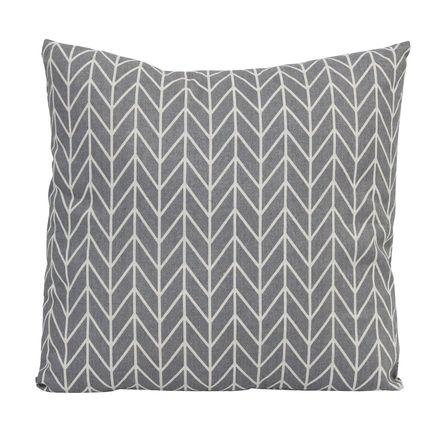 HomeRoots Home Decor 18 X 5.5 X 18 Grey Cotton Polyester Pillow