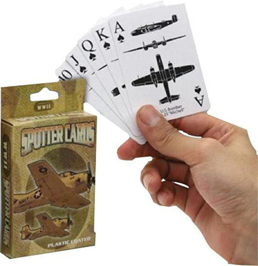 WWII Airplane Spotter Playing Cards