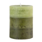 Pier 1 Citrus Cilantro Layered 3x4 Pillar Candle